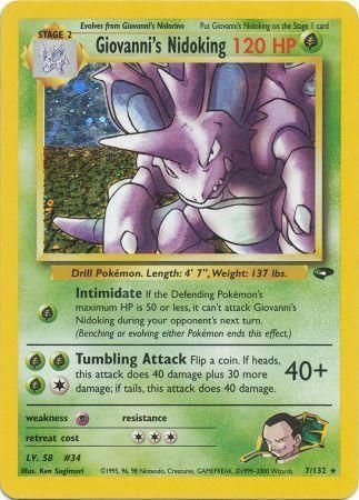 Giovanni's Nidoking (7/132) [Gym Challenge Unlimited] | Game Haven TX