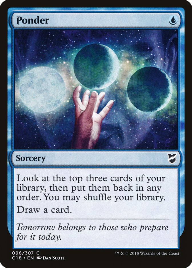 Ponder [Commander 2018] | Game Haven TX