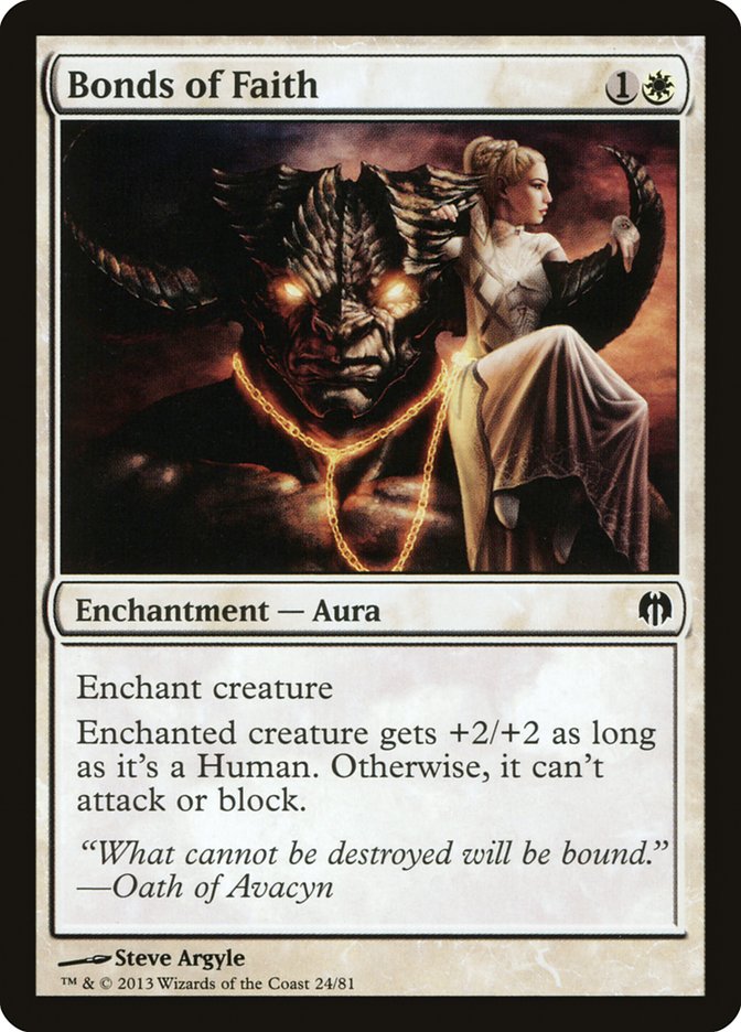 Bonds of Faith [Duel Decks: Heroes vs. Monsters] | Game Haven TX