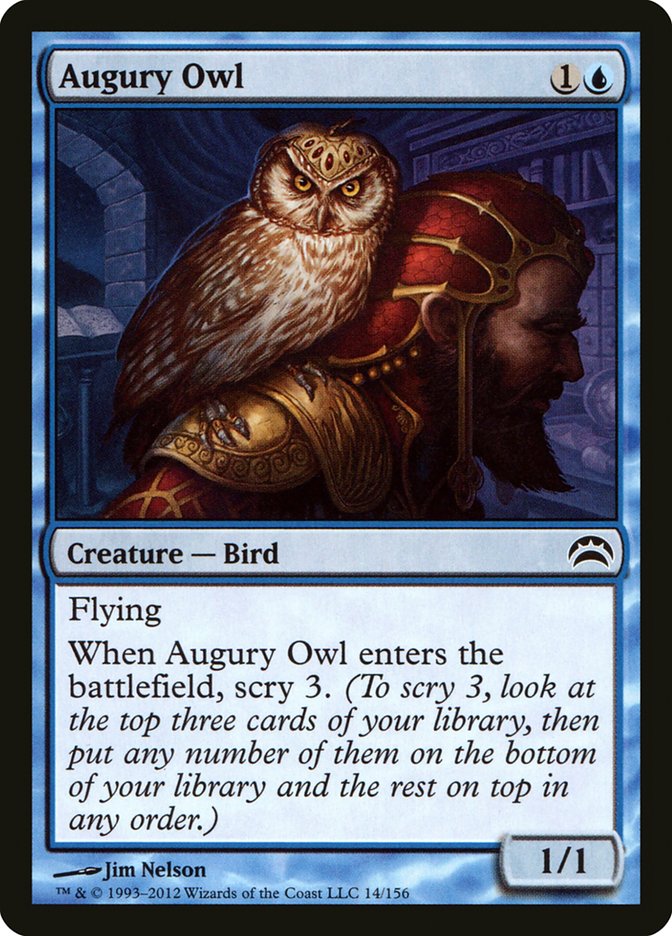 Augury Owl [Planechase 2012] | Game Haven TX