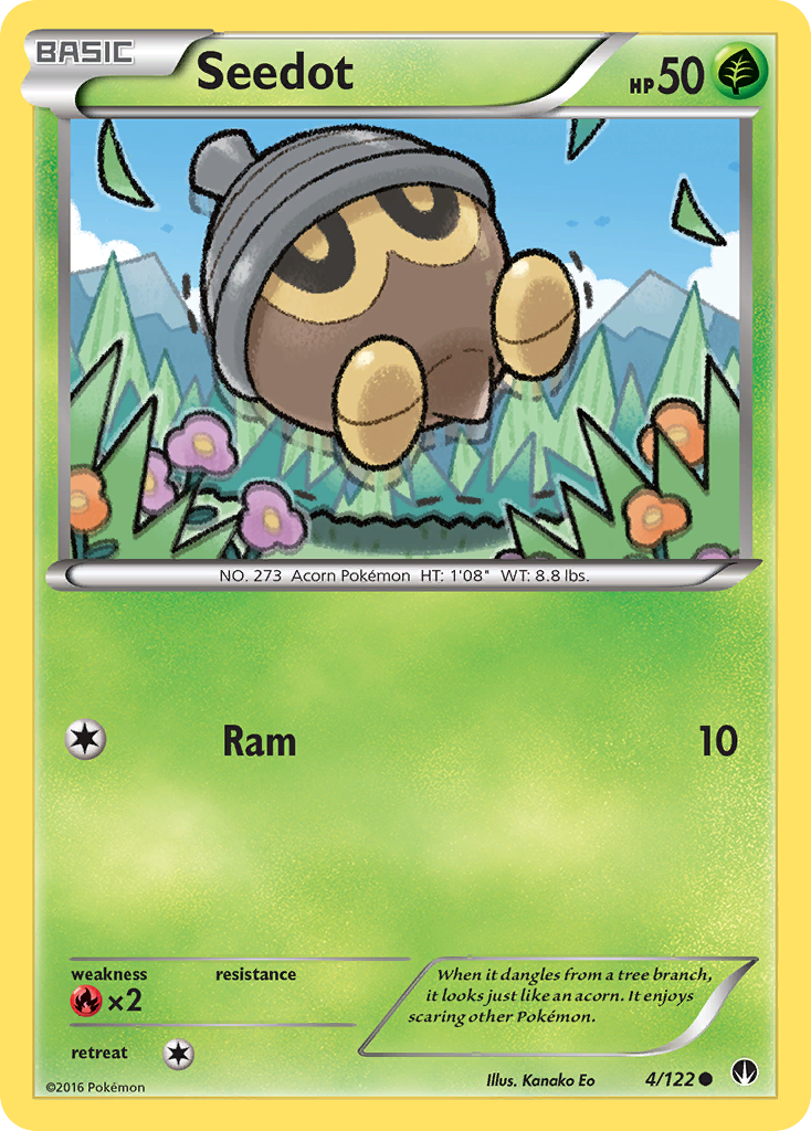 Seedot (4/122) [XY: BREAKpoint] | Game Haven TX
