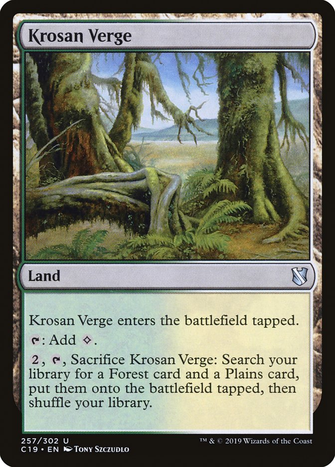Krosan Verge [Commander 2019] | Game Haven TX