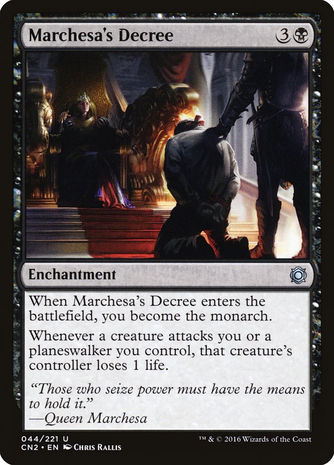 Marchesa's Decree [Conspiracy: Take the Crown] | Game Haven TX