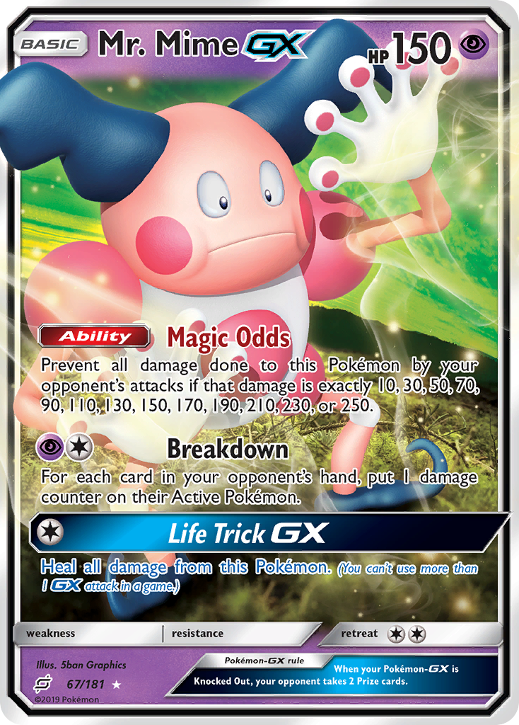 Mr. Mime GX (67/181) [Sun & Moon: Team Up] | Game Haven TX