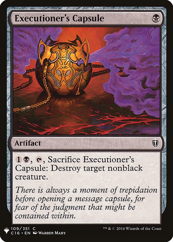 Executioner's Capsule [Mystery Booster] | Game Haven TX