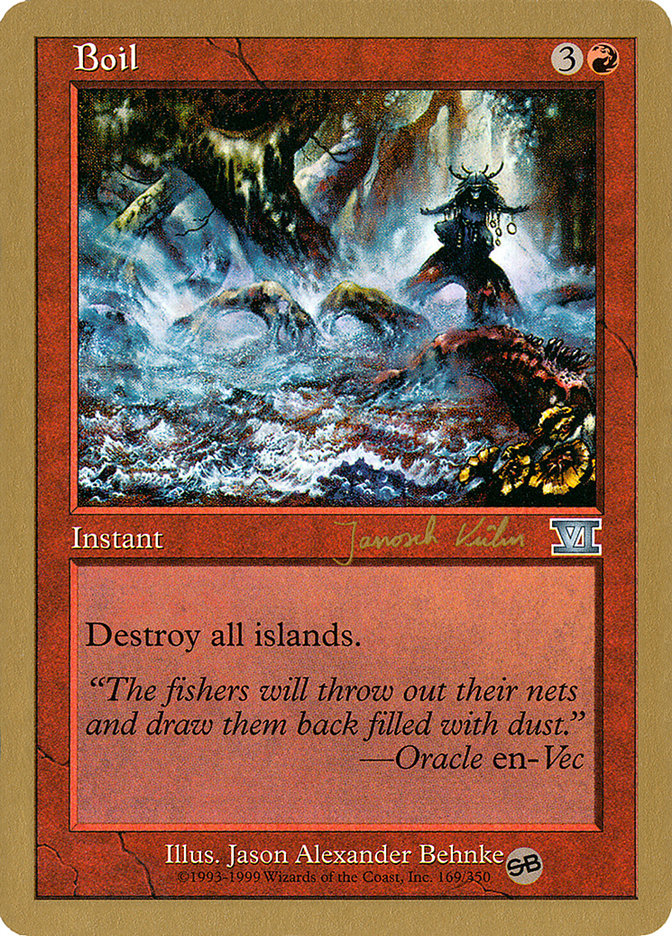 Boil (Janosch Kuhn) (SB) [World Championship Decks 2000] | Game Haven TX