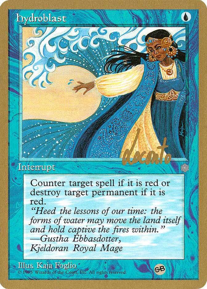 Hydroblast (Michael Loconto) (SB) [Pro Tour Collector Set] | Game Haven TX