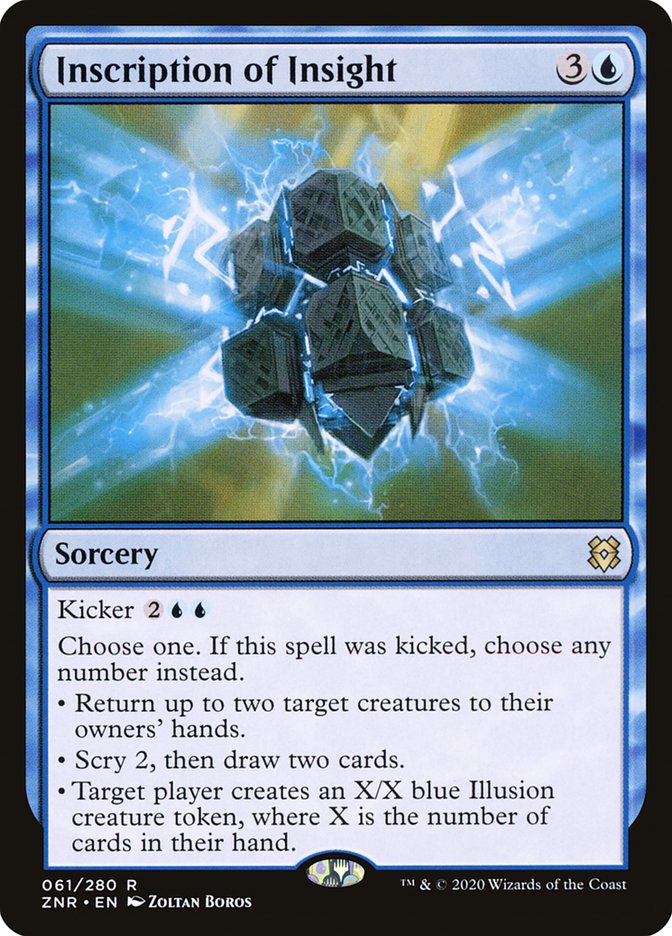 Inscription of Insight [Zendikar Rising] | Game Haven TX