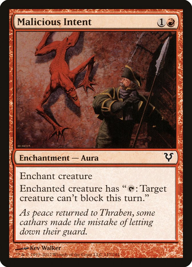 Malicious Intent [Avacyn Restored] | Game Haven TX