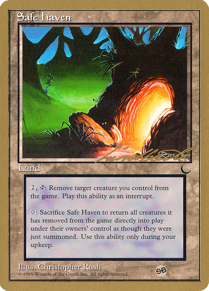 Safe Haven (Leon Lindback) (SB) [Pro Tour Collector Set] | Game Haven TX