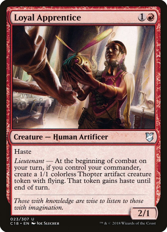 Loyal Apprentice [Commander 2018] | Game Haven TX
