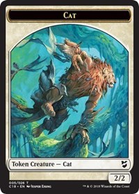 Cat // Soldier Double-sided Token [Commander 2018 Tokens] | Game Haven TX