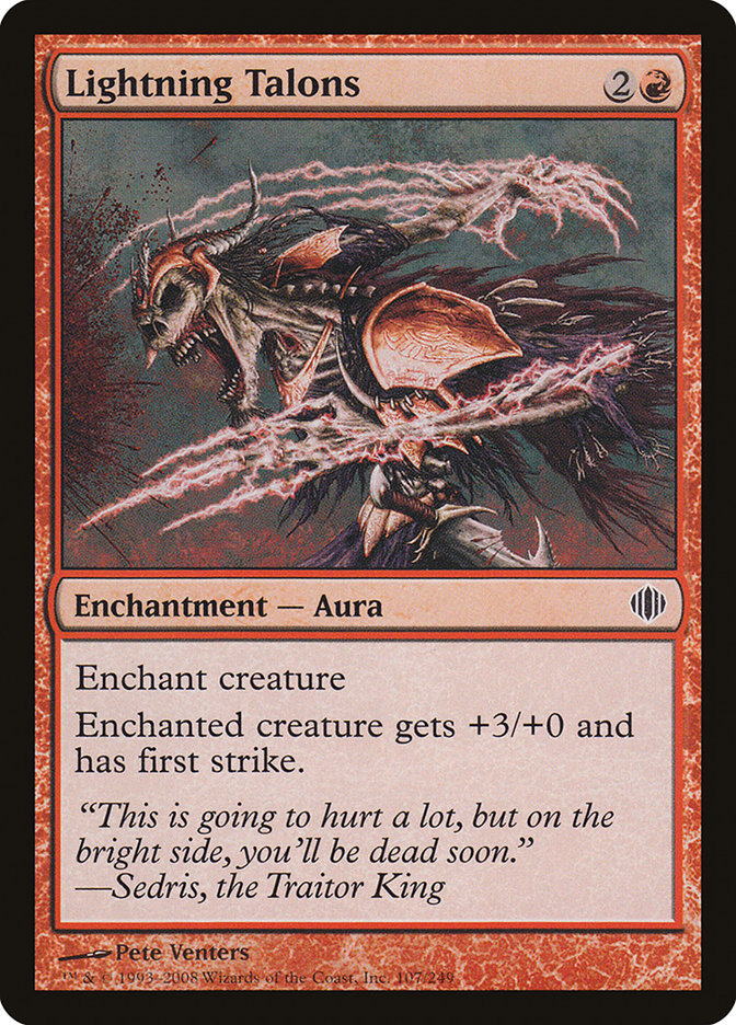 Lightning Talons [Shards of Alara] | Game Haven TX