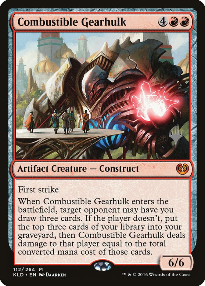 Combustible Gearhulk [Kaladesh Promos] | Game Haven TX