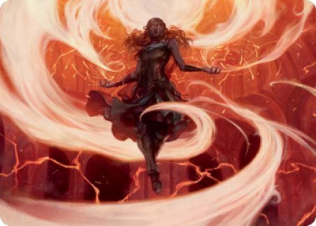 Crackle with Power Art Card [Strixhaven: School of Mages Art Series] | Game Haven TX