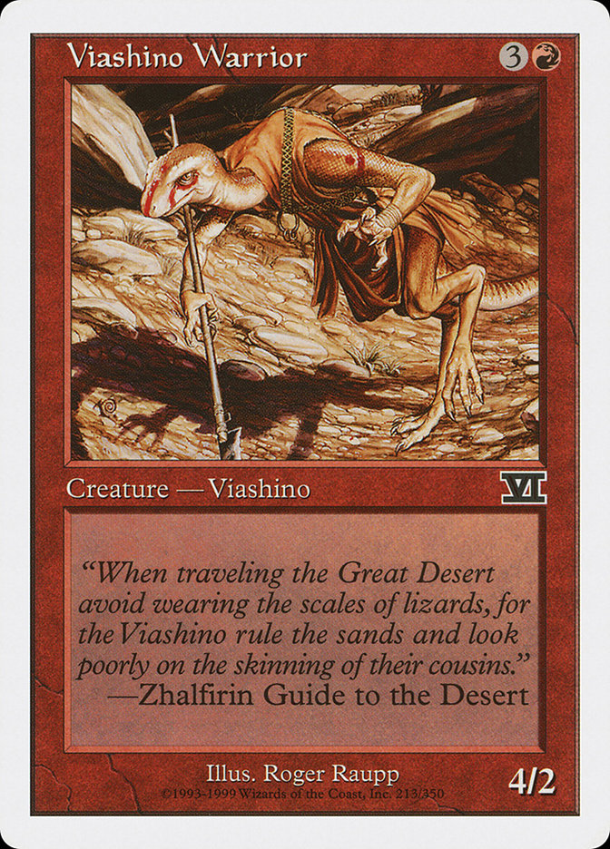Viashino Warrior [Classic Sixth Edition] | Game Haven TX