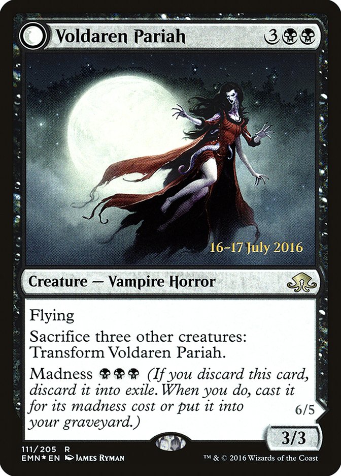 Voldaren Pariah // Abolisher of Bloodlines [Eldritch Moon Promos] | Game Haven TX