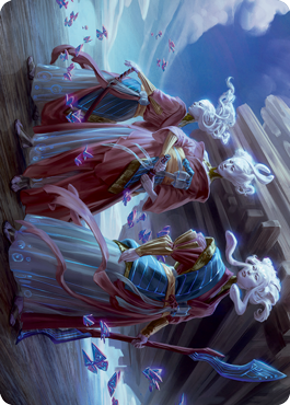Guardians of Oboro Art Card [Kamigawa: Neon Dynasty Art Series] | Game Haven TX