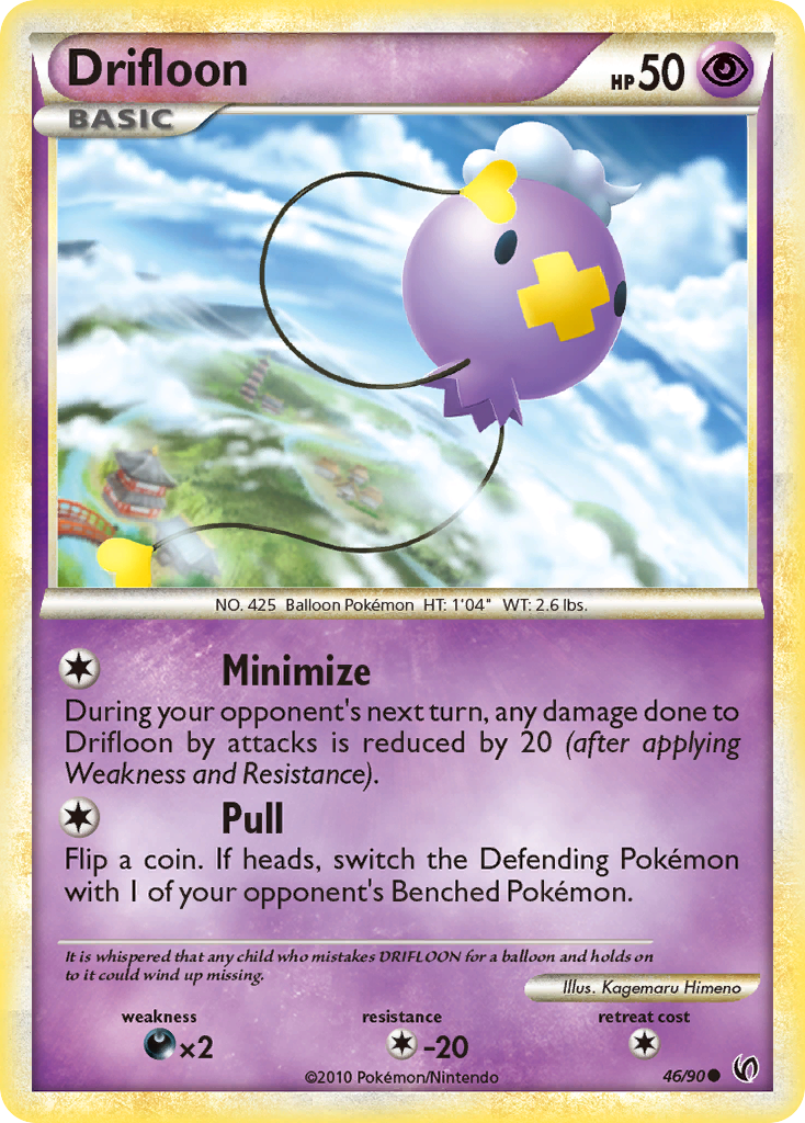 Drifloon (46/90) [HeartGold & SoulSilver: Undaunted] | Game Haven TX