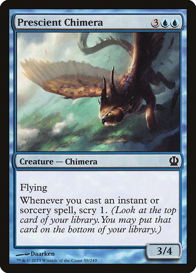 Prescient Chimera [Theros] | Game Haven TX