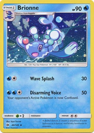Brionne (40/149) (Cosmos Holo) [Sun & Moon: Base Set] | Game Haven TX