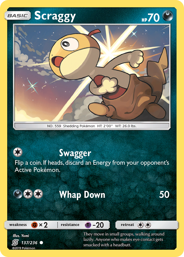 Scraggy (137/236) [Sun & Moon: Unified Minds] | Game Haven TX