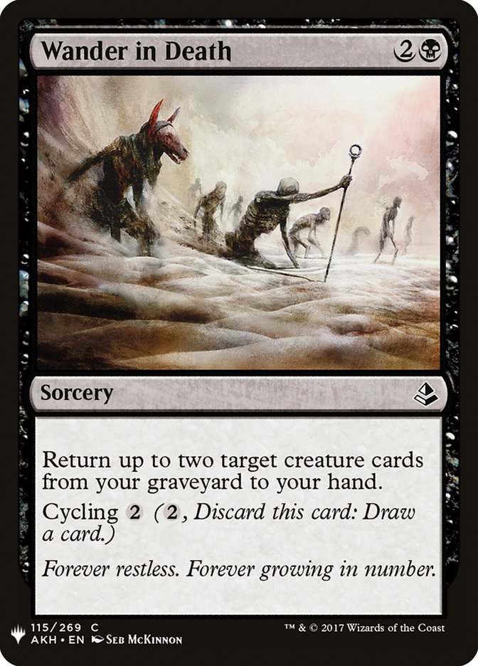 Wander in Death [Mystery Booster] | Game Haven TX