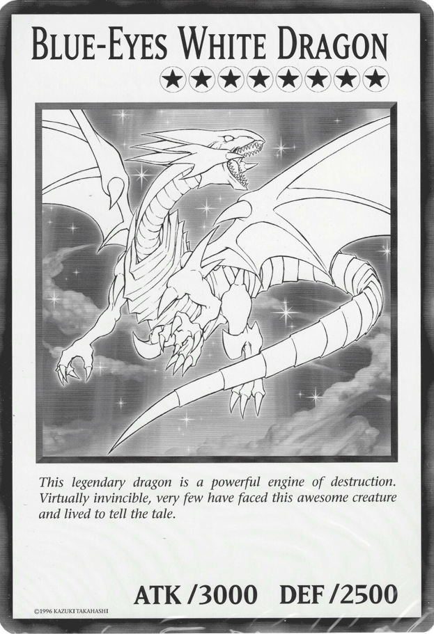 Blue-Eyes White Dragon (Oversized) [] Common | Game Haven TX