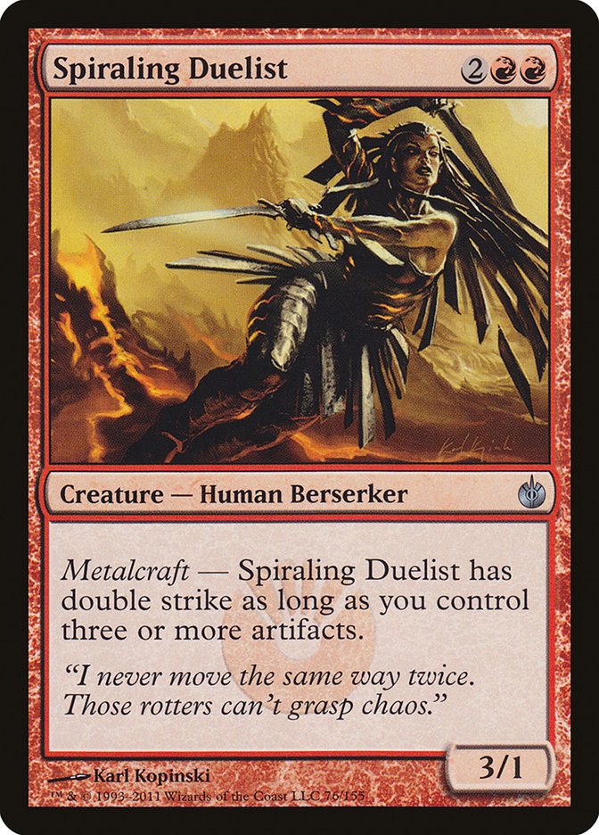 Spiraling Duelist [Mirrodin Besieged] | Game Haven TX