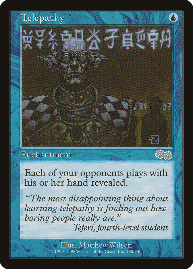 Telepathy [Urza's Saga] | Game Haven TX