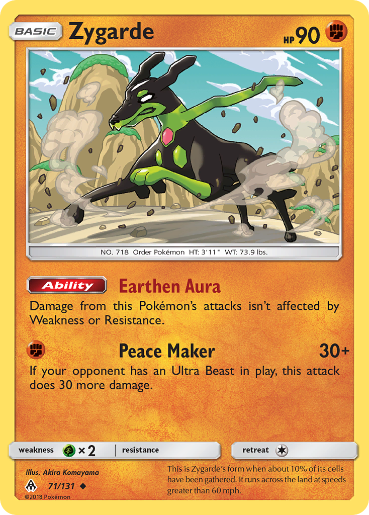Zygarde (71/131) [Sun & Moon: Forbidden Light] | Game Haven TX