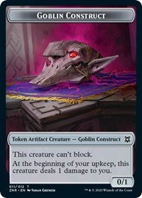 Goblin Construct // Kor Warrior Double-sided Token [Zendikar Rising Tokens] | Game Haven TX