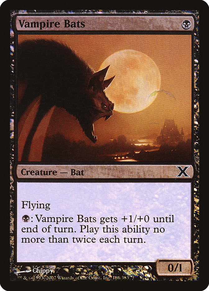 Vampire Bats (Premium Foil) [Tenth Edition] | Game Haven TX