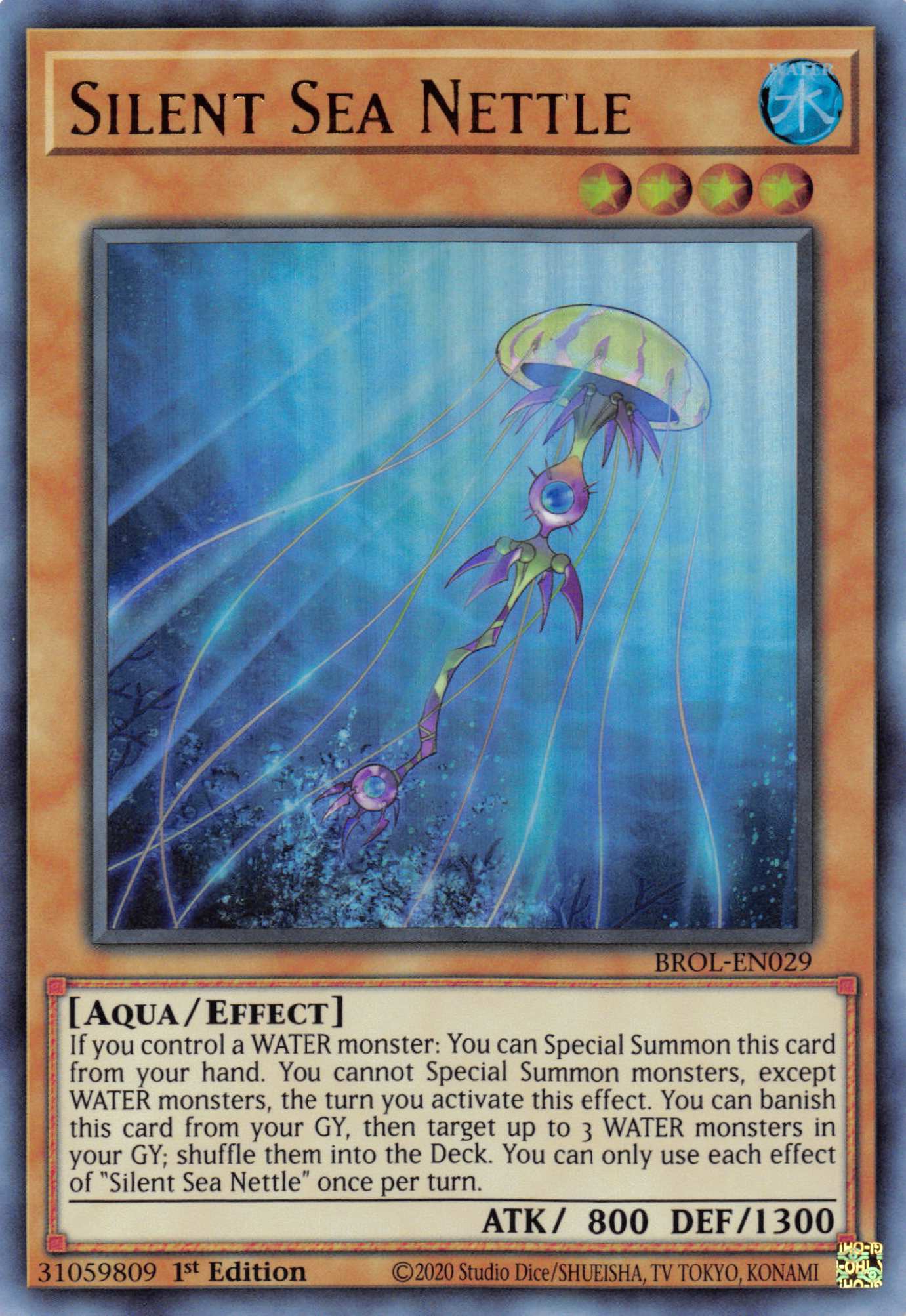 Silent Sea Nettle [BROL-EN029] Ultra Rare | Game Haven TX
