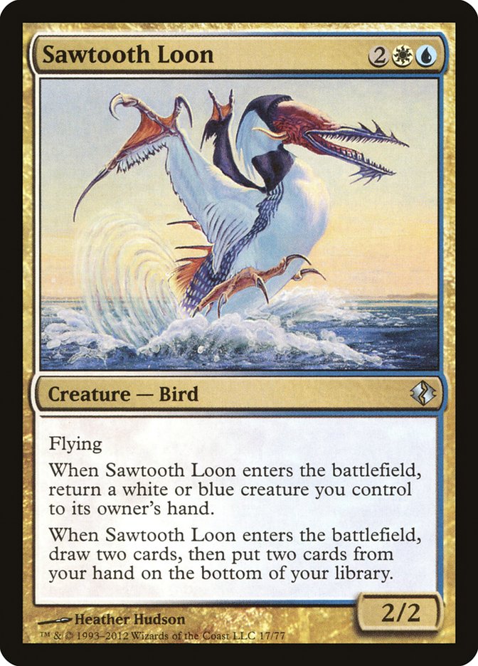 Sawtooth Loon [Duel Decks: Venser vs. Koth] | Game Haven TX
