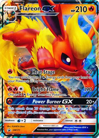 Flareon GX (SM171) (Jumbo Card) [Sun & Moon: Black Star Promos] | Game Haven TX