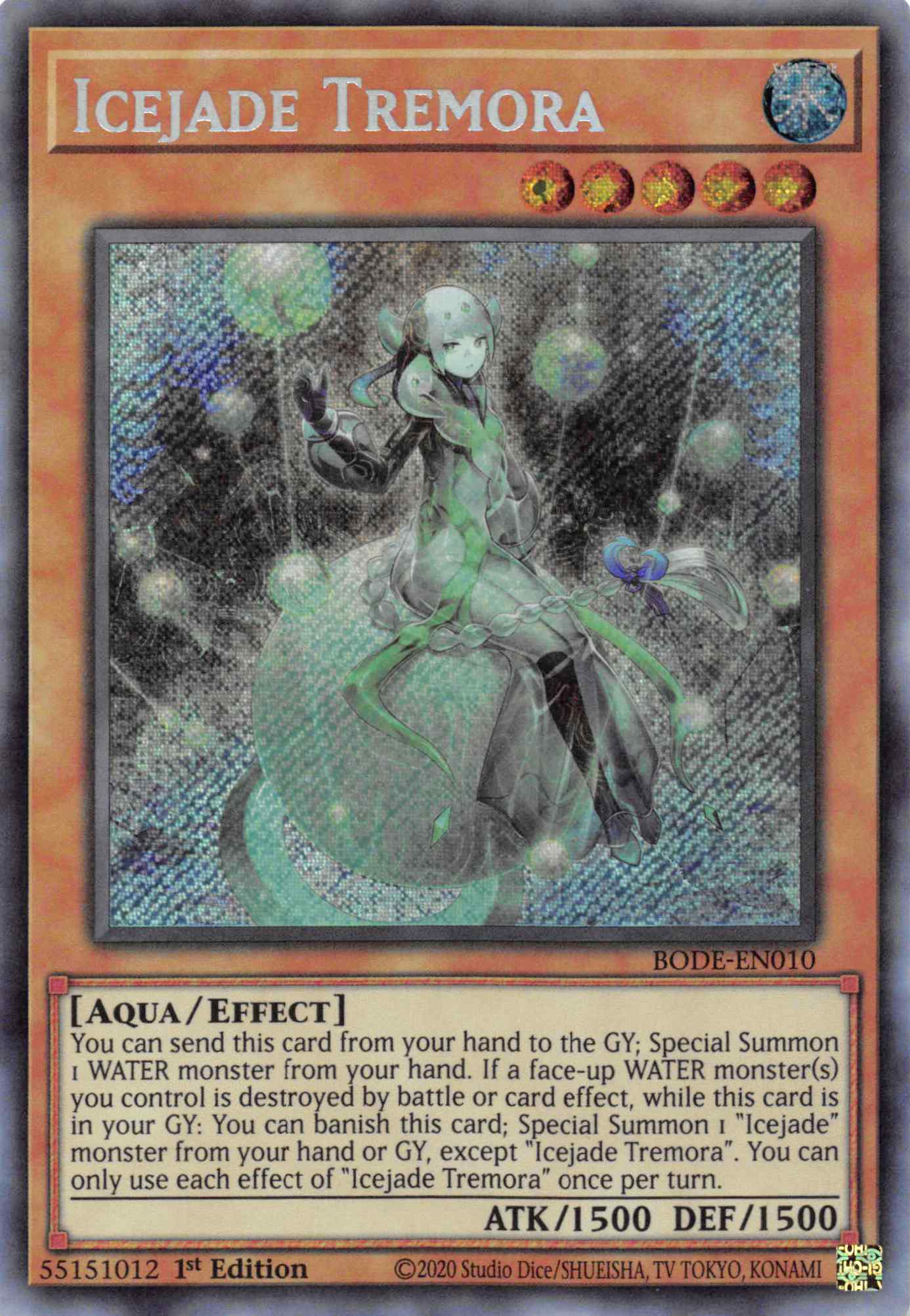 Icejade Tremora [BODE-EN010] Secret Rare | Game Haven TX