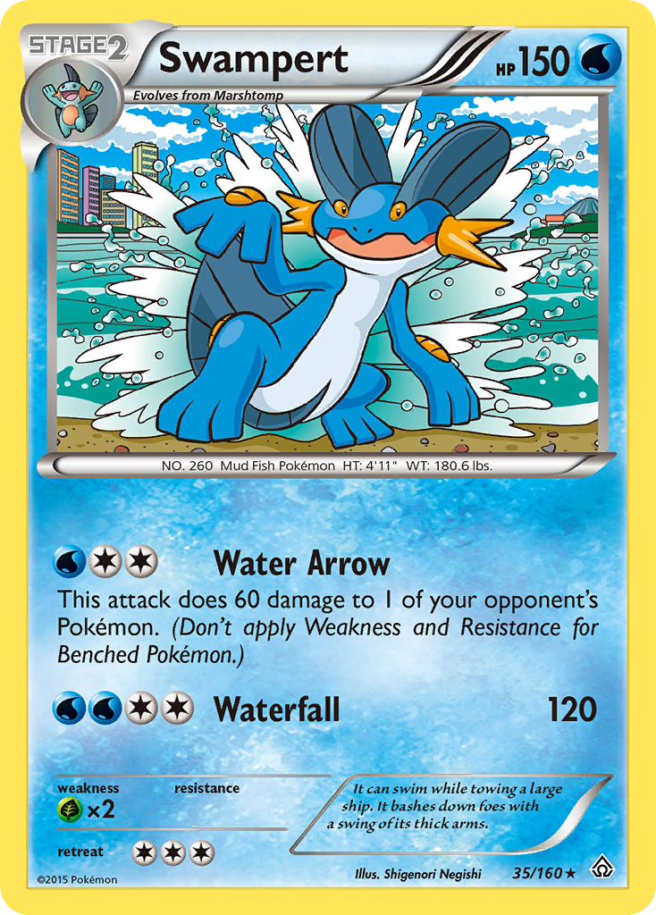 Swampert (35/160) [XY: Primal Clash] | Game Haven TX