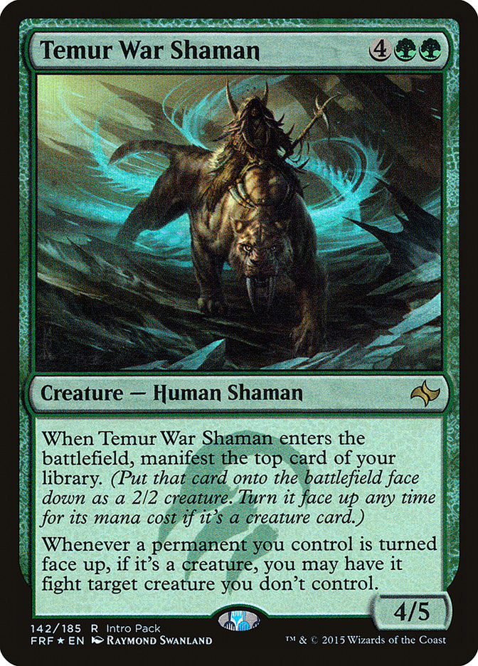 Temur War Shaman [Fate Reforged Promos] | Game Haven TX