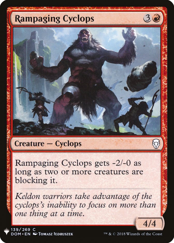 Rampaging Cyclops [Mystery Booster] | Game Haven TX