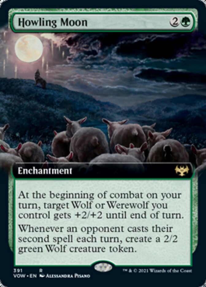 Howling Moon (Extended) [Innistrad: Crimson Vow] | Game Haven TX