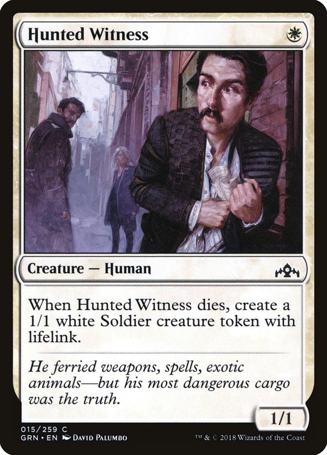 Hunted Witness [Guilds of Ravnica] | Game Haven TX