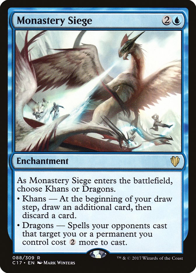 Monastery Siege [Commander 2017] | Game Haven TX