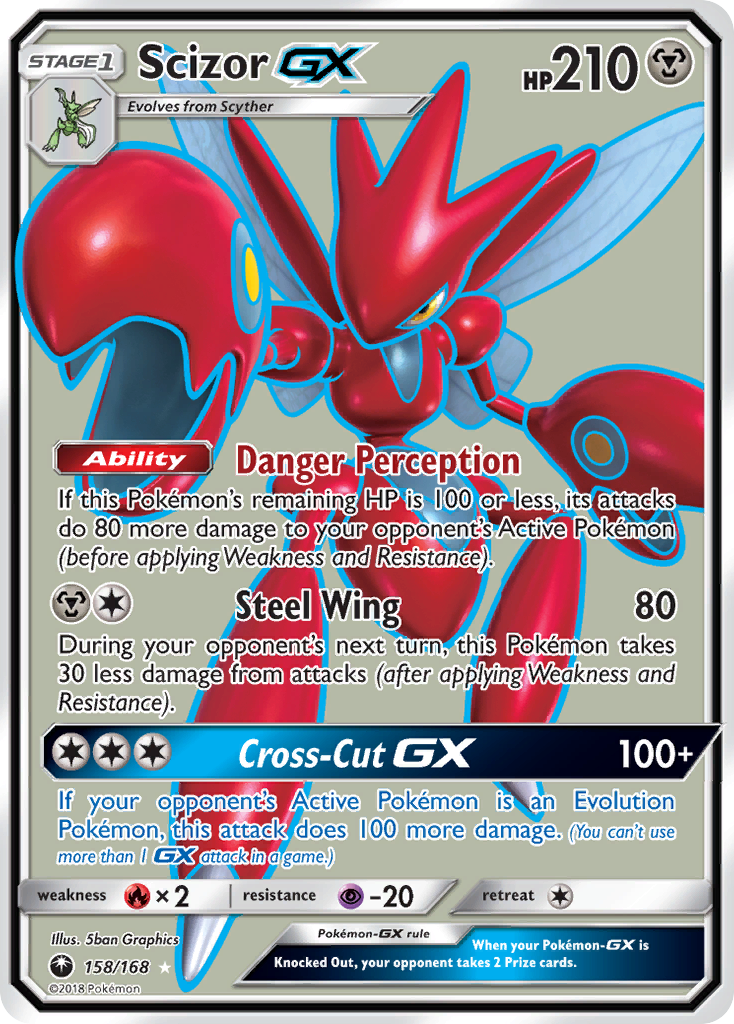 Scizor GX (158/168) [Sun & Moon: Celestial Storm] | Game Haven TX
