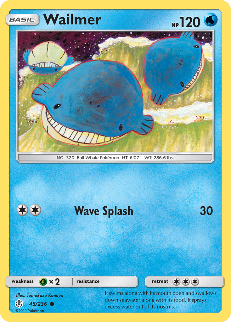 Wailmer (45/236) [Sun & Moon: Cosmic Eclipse] | Game Haven TX