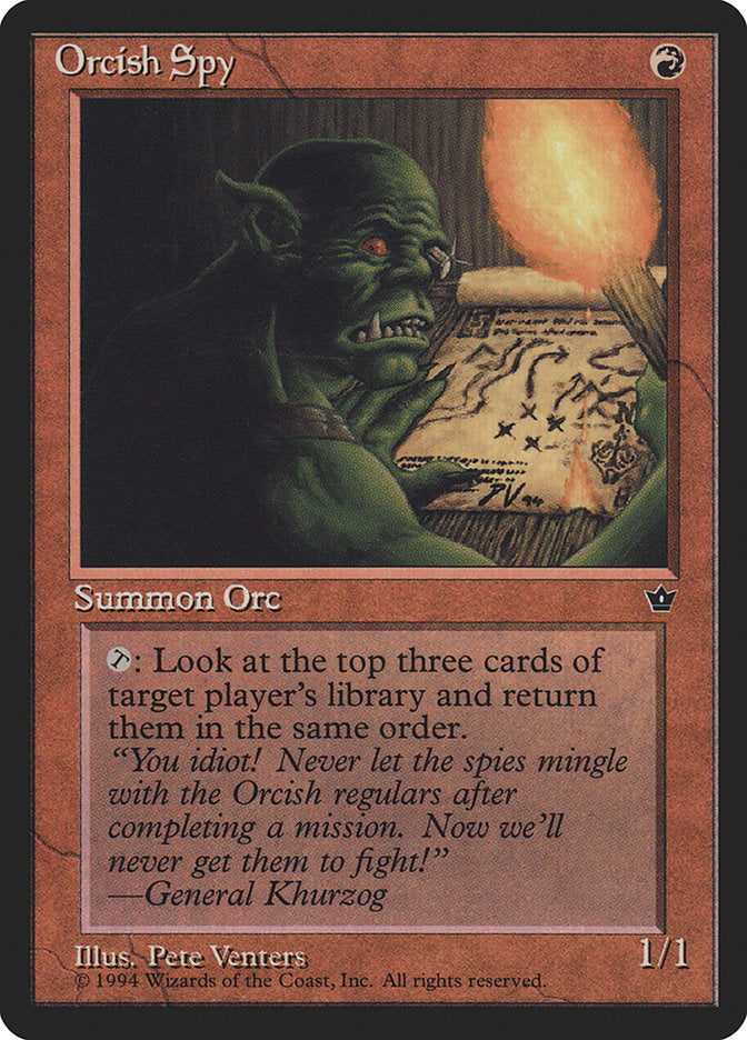 Orcish Spy (Pete Venters) [Fallen Empires] | Game Haven TX