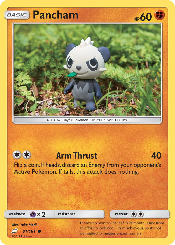 Pancham (81/181) [Sun & Moon: Team Up] | Game Haven TX
