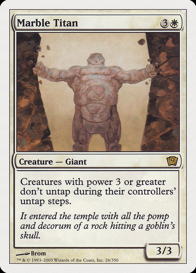 Marble Titan [Ninth Edition] | Game Haven TX