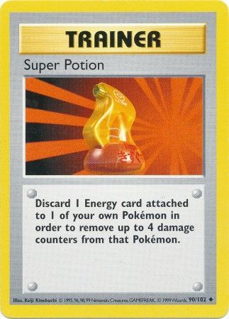 Super Potion (90/102) [Base Set Shadowless Unlimited] | Game Haven TX