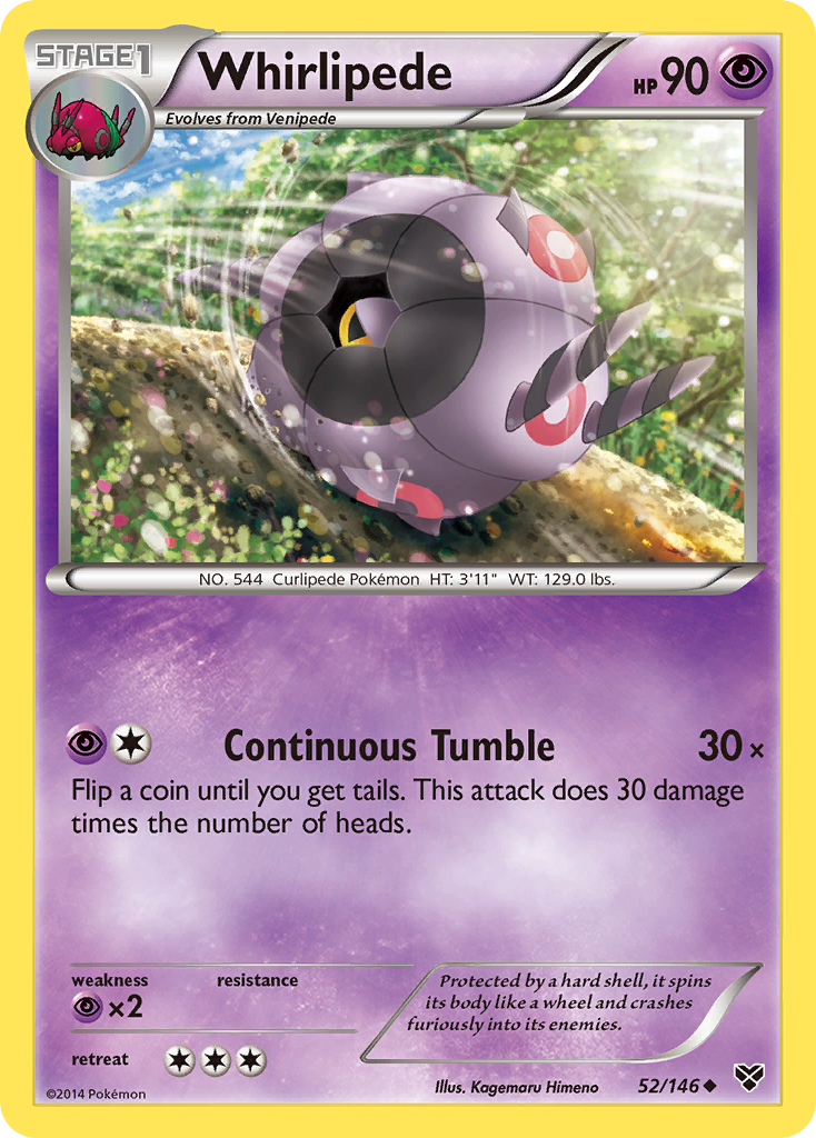 Whirlipede (52/146) [XY: Base Set] | Game Haven TX